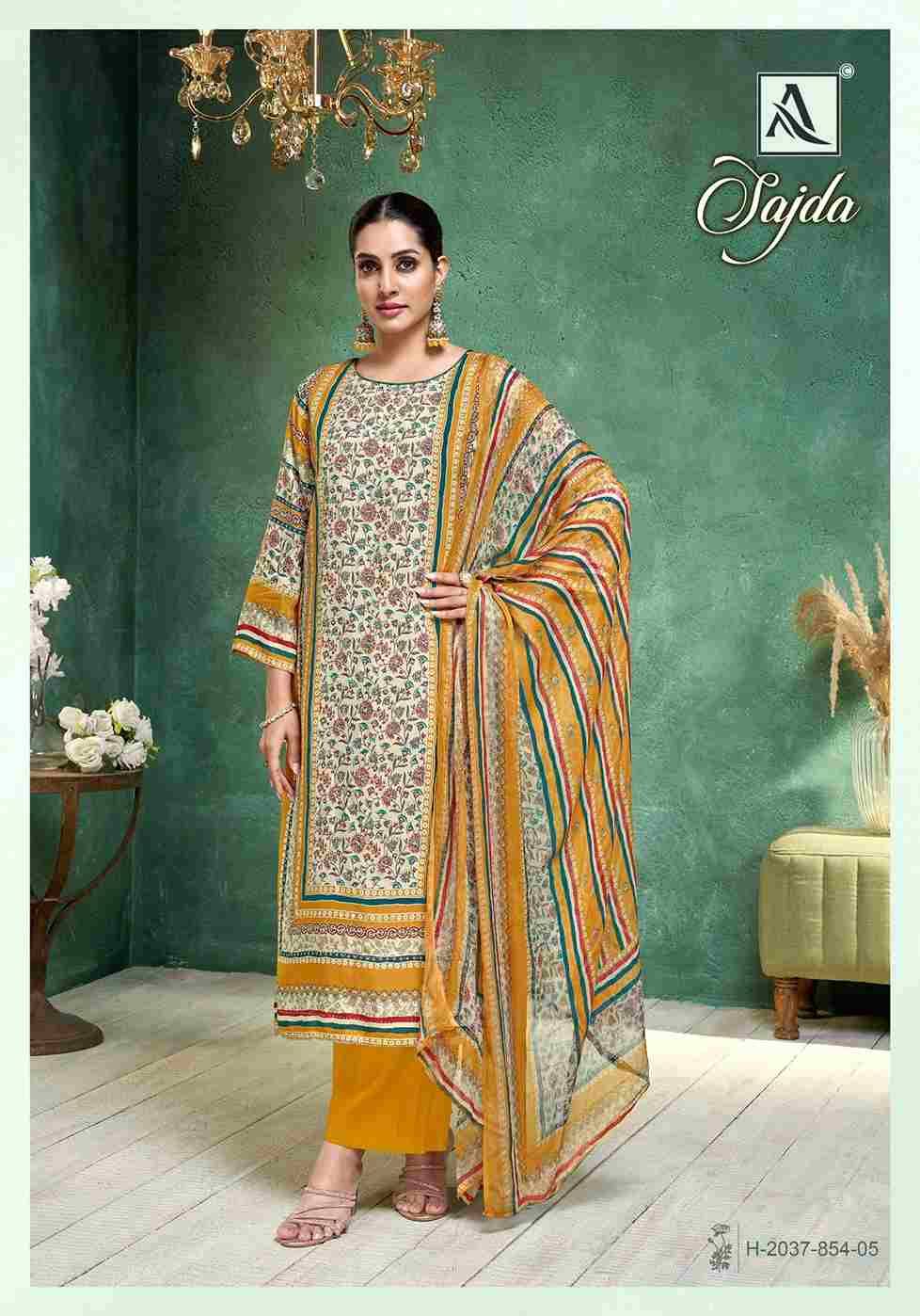 Sajda By Alok Suit 2037-854-01 To 2037-854-06 Series Beautiful Festive Suits Colorful Stylish Fancy Casual Wear & Ethnic Wear Pure Viscose Muslin Dresses At Wholesale Price