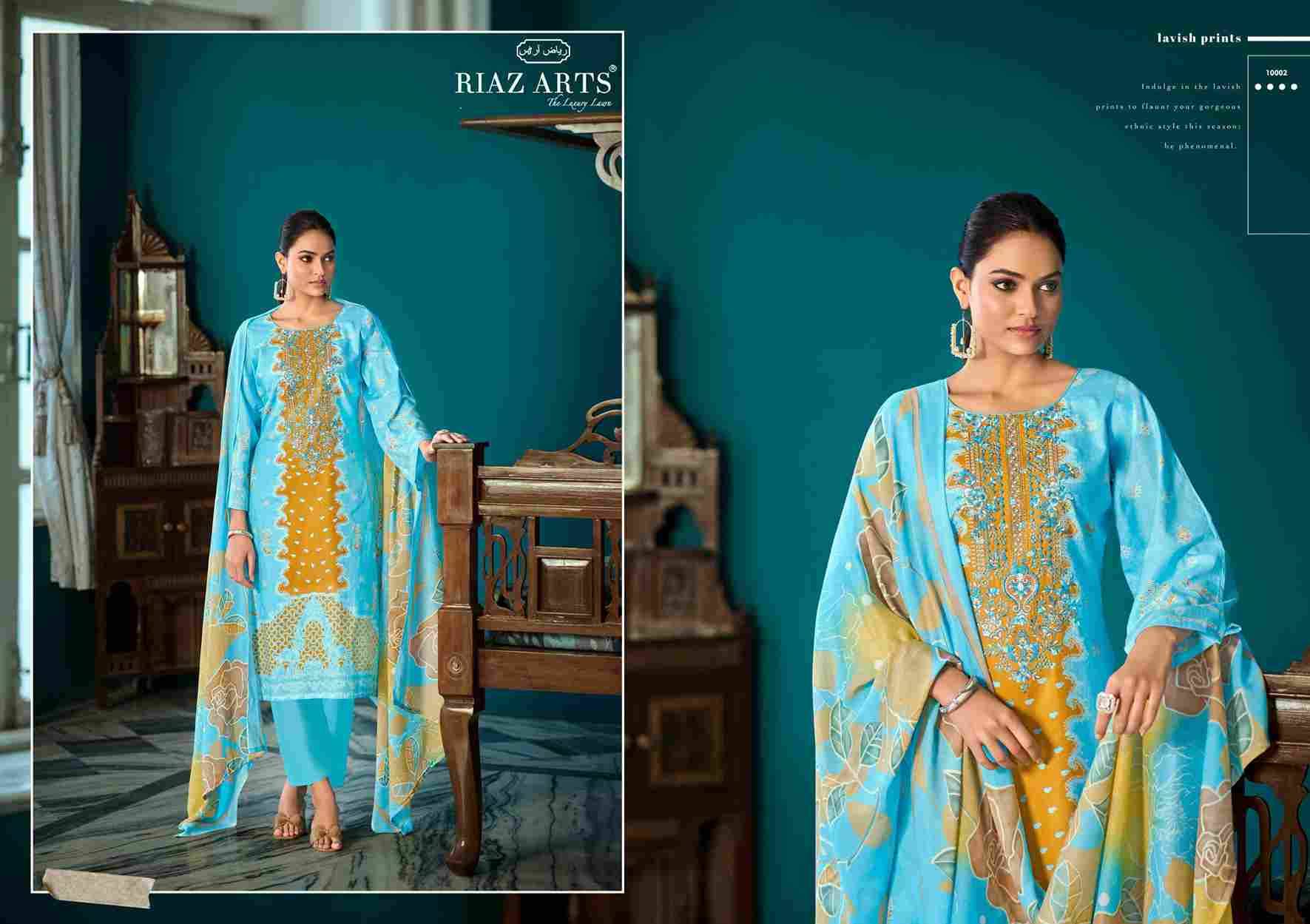 Musafir Vol-30 By Riaz Arts 10001 To 10006 Series Beautiful Festive Suits Stylish Fancy Colorful Casual Wear & Ethnic Wear Pure Cotton Print Dresses At Wholesale Price
