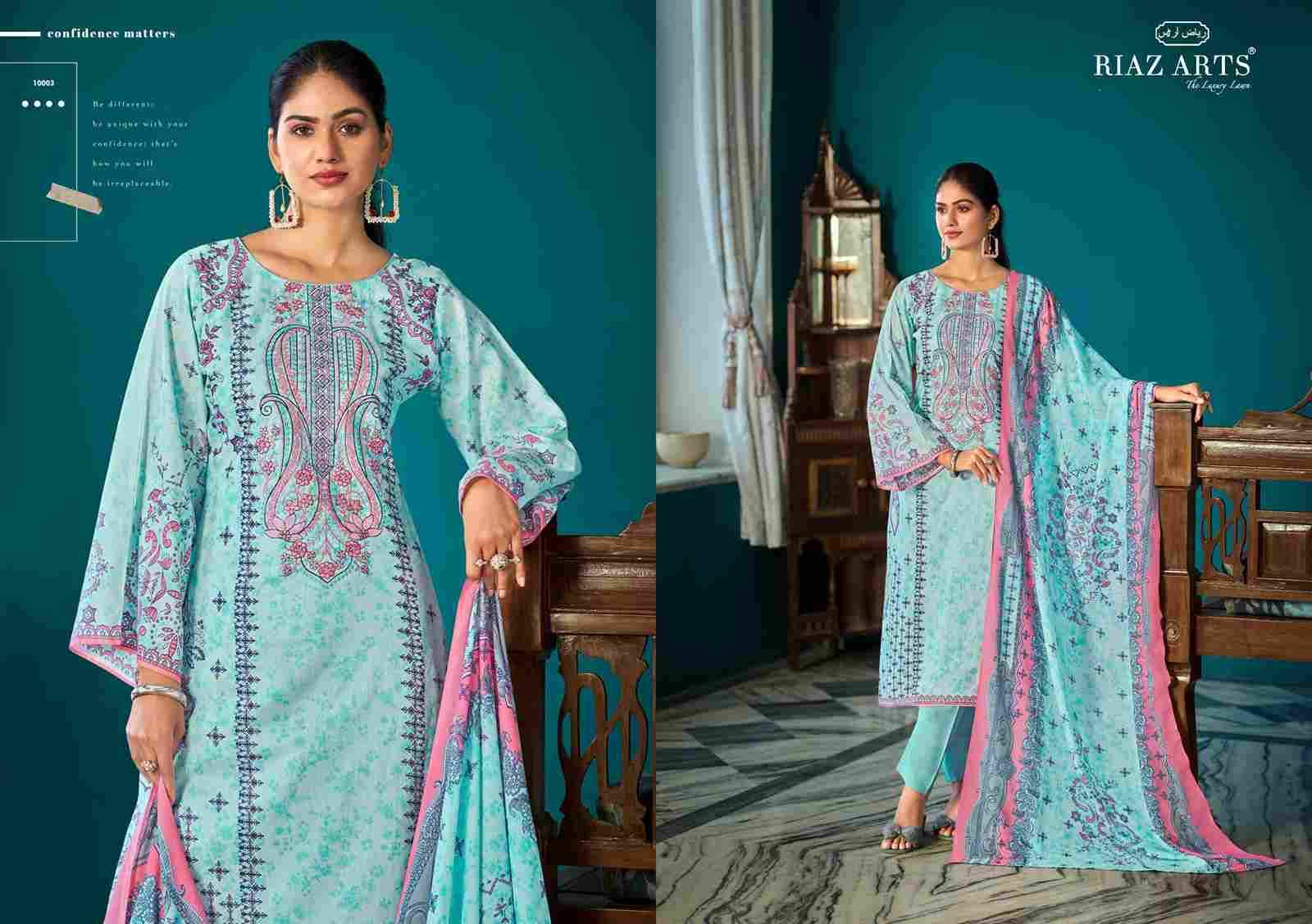 Musafir Vol-30 By Riaz Arts 10001 To 10006 Series Beautiful Festive Suits Stylish Fancy Colorful Casual Wear & Ethnic Wear Pure Cotton Print Dresses At Wholesale Price