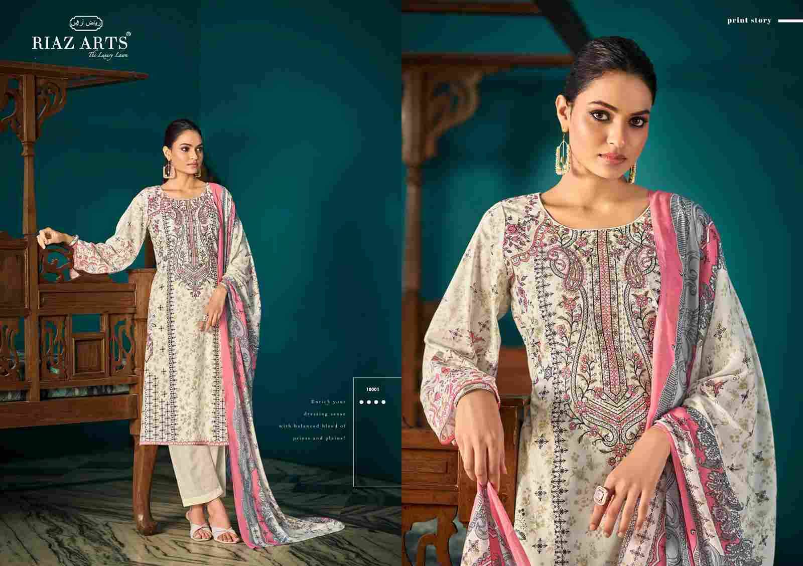 Musafir Vol-30 By Riaz Arts 10001 To 10006 Series Beautiful Festive Suits Stylish Fancy Colorful Casual Wear & Ethnic Wear Pure Cotton Print Dresses At Wholesale Price
