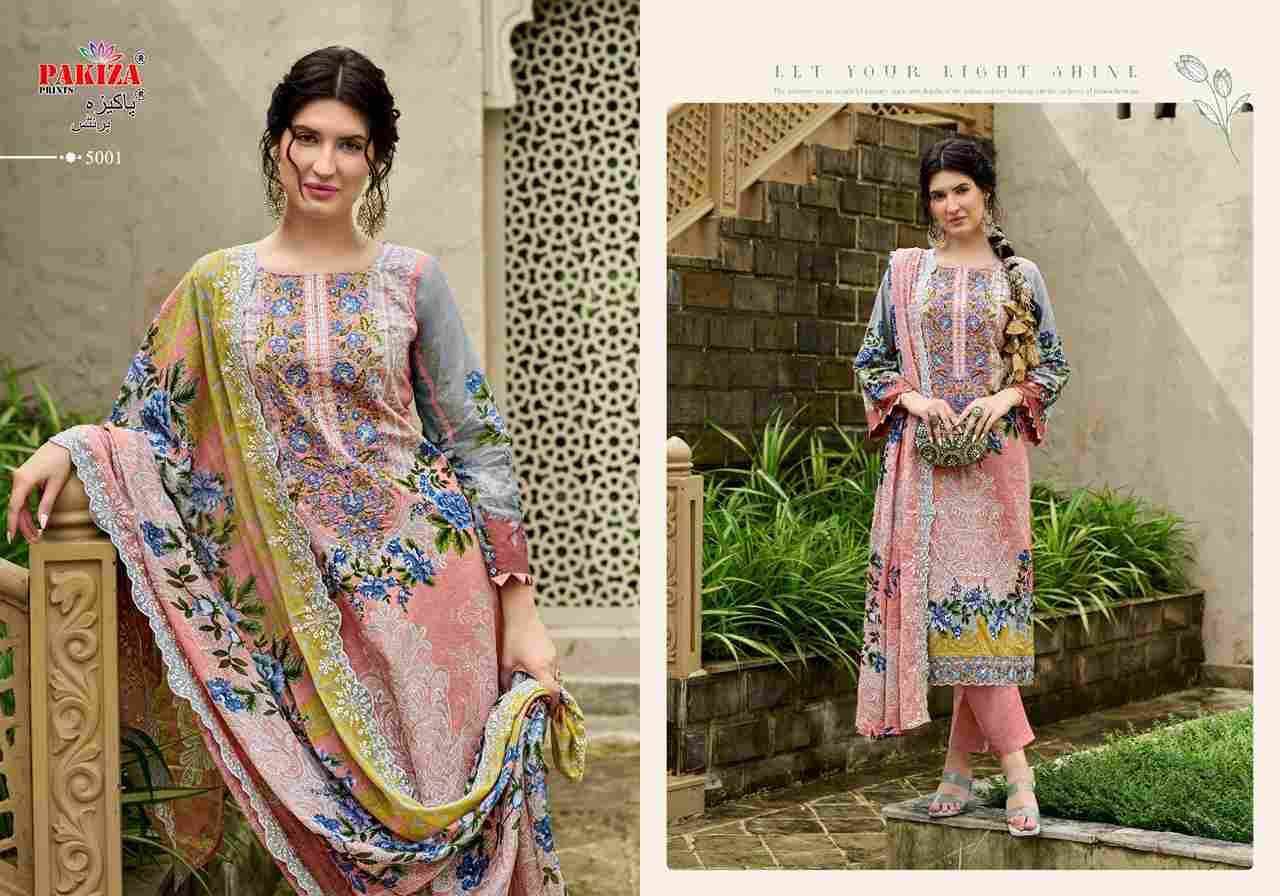 Tawakkal Vol-5 By Pakiza Prints 5001 To 5008 Series Beautiful Festive Suits Stylish Fancy Colorful Party Wear & Occasional Wear Lawn Cotton Dresses At Wholesale Price