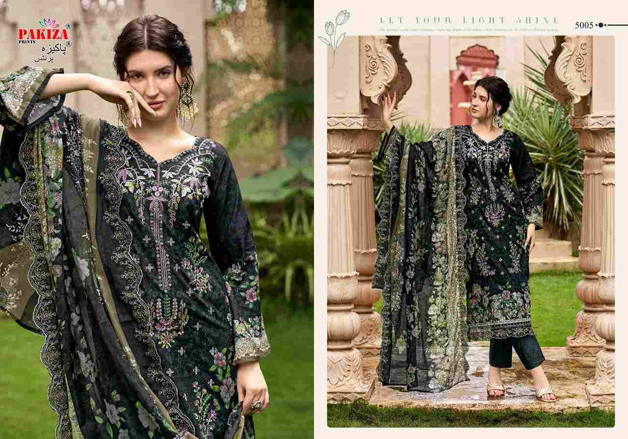 Tawakkal Vol-5 By Pakiza Prints 5001 To 5008 Series Beautiful Festive Suits Stylish Fancy Colorful Party Wear & Occasional Wear Lawn Cotton Dresses At Wholesale Price