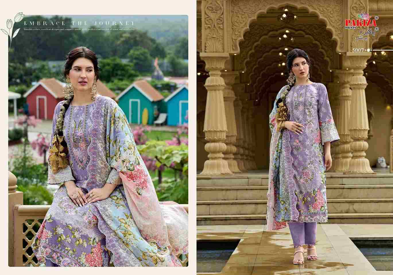 Tawakkal Vol-5 By Pakiza Prints 5001 To 5008 Series Beautiful Festive Suits Stylish Fancy Colorful Party Wear & Occasional Wear Lawn Cotton Dresses At Wholesale Price