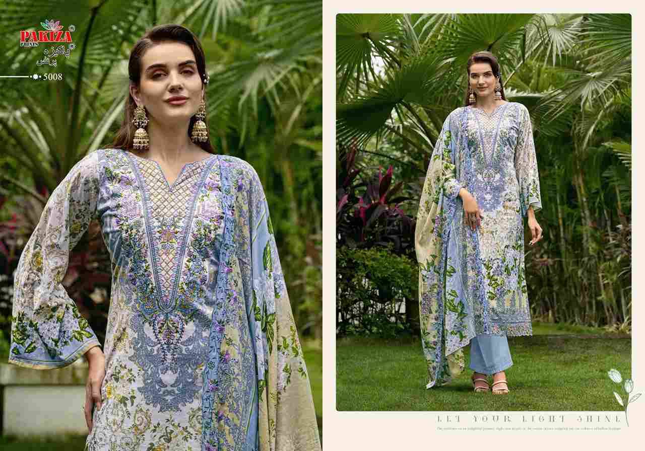 Tawakkal Vol-5 By Pakiza Prints 5001 To 5008 Series Beautiful Festive Suits Stylish Fancy Colorful Party Wear & Occasional Wear Lawn Cotton Dresses At Wholesale Price