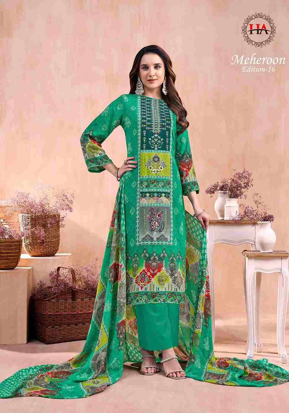 Meheroon Vol-16 By Harshit Fashion Hub 2022-849-01 To 2022-849-06 Series Beautiful Festive Suits Stylish Fancy Colorful Casual Wear & Ethnic Wear Pure Viscose Rayon Dresses At Wholesale Price
