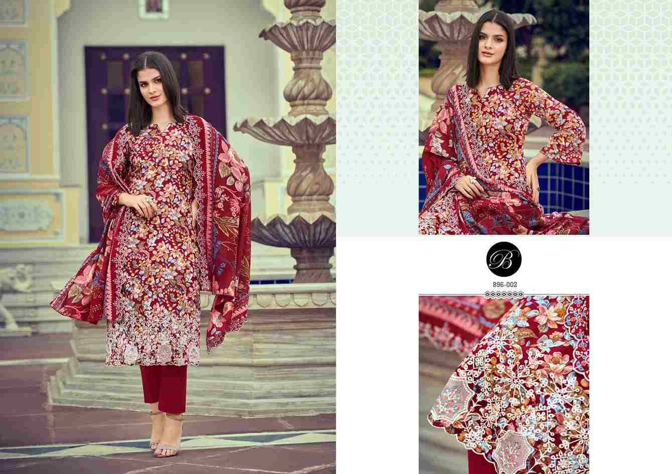 Manohari By Belliza 896-001 To 896-006 Series Beautiful Festive Suits Stylish Fancy Colorful Casual Wear & Ethnic Wear Pure Cotton Dresses At Wholesale Price