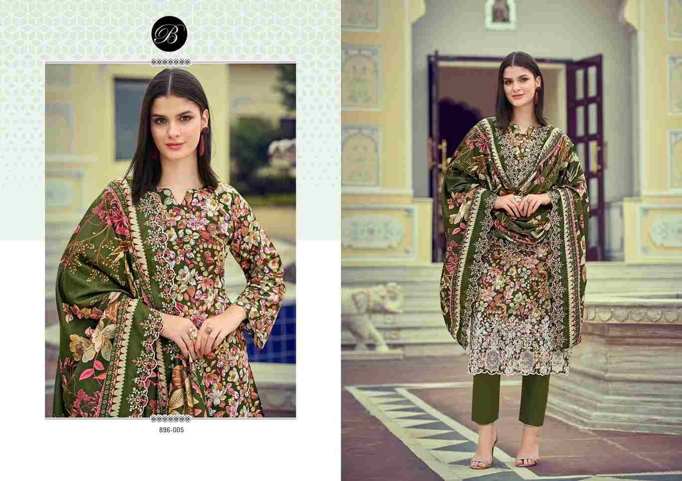 Manohari By Belliza 896-001 To 896-006 Series Beautiful Festive Suits Stylish Fancy Colorful Casual Wear & Ethnic Wear Pure Cotton Dresses At Wholesale Price