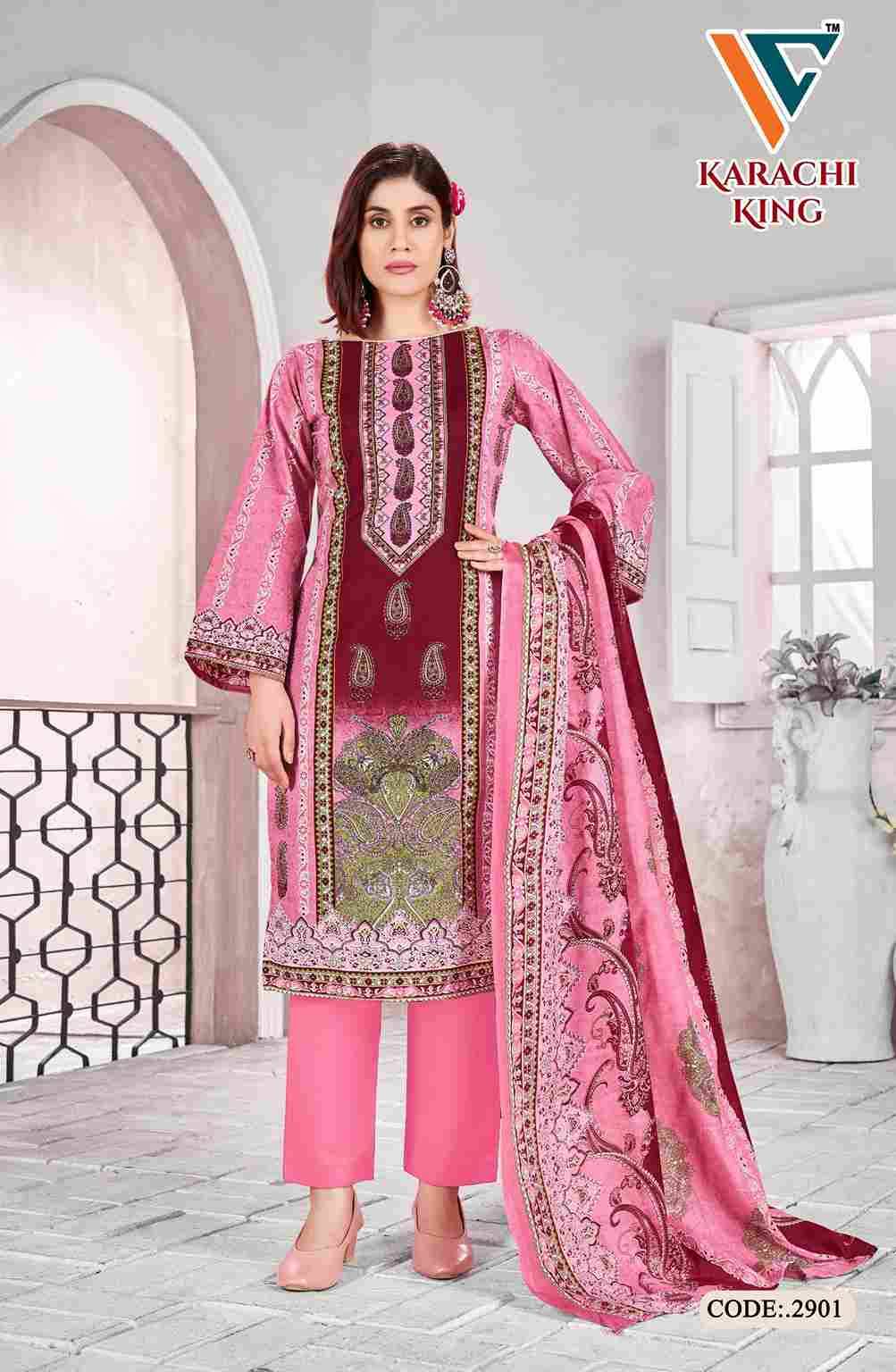 Karachi King Vol-29 By Vandana Creation 2901 To 2908 Series Beautiful Festive Suits Stylish Fancy Colorful Casual Wear & Ethnic Wear Cotton Print Dresses At Wholesale Price