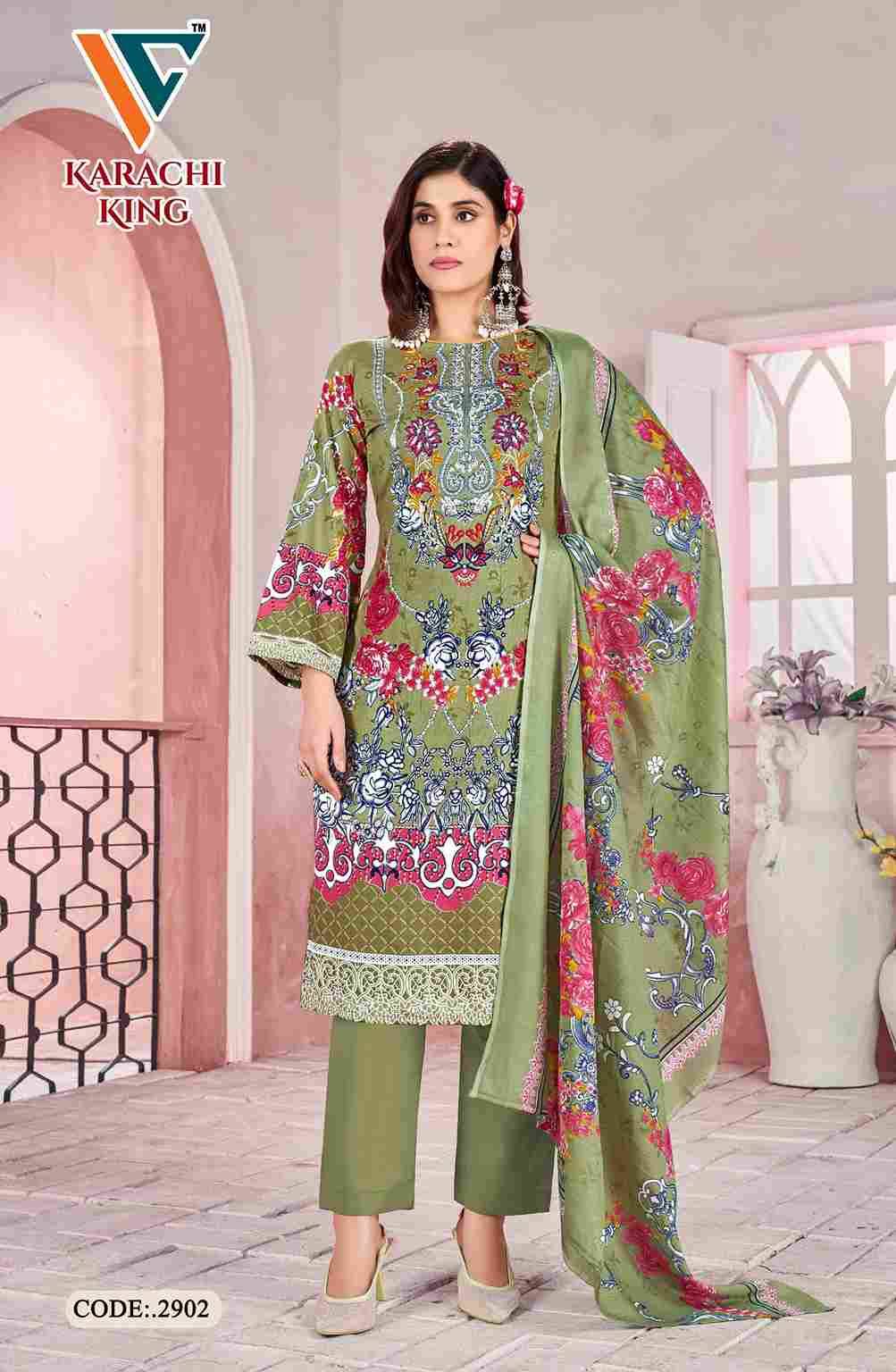 Karachi King Vol-29 By Vandana Creation 2901 To 2908 Series Beautiful Festive Suits Stylish Fancy Colorful Casual Wear & Ethnic Wear Cotton Print Dresses At Wholesale Price