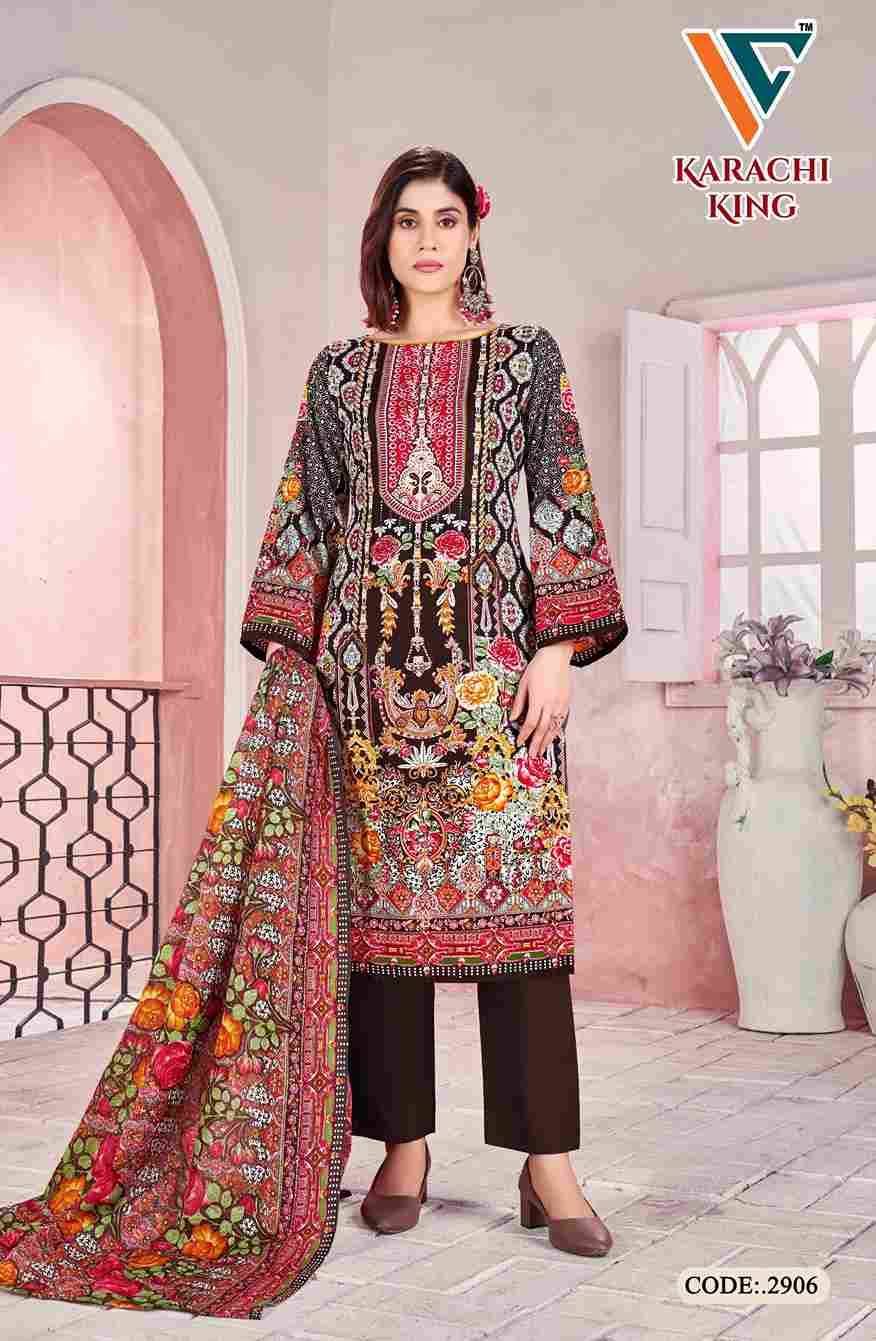 Karachi King Vol-29 By Vandana Creation 2901 To 2908 Series Beautiful Festive Suits Stylish Fancy Colorful Casual Wear & Ethnic Wear Cotton Print Dresses At Wholesale Price