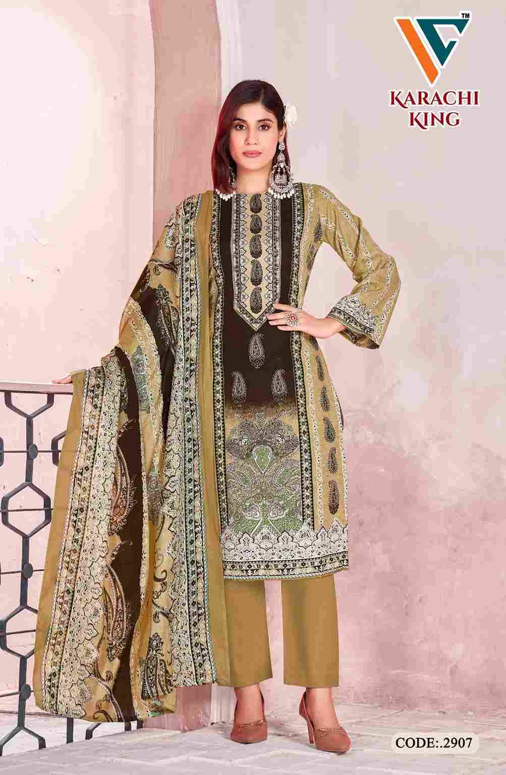 Karachi King Vol-29 By Vandana Creation 2901 To 2908 Series Beautiful Festive Suits Stylish Fancy Colorful Casual Wear & Ethnic Wear Cotton Print Dresses At Wholesale Price