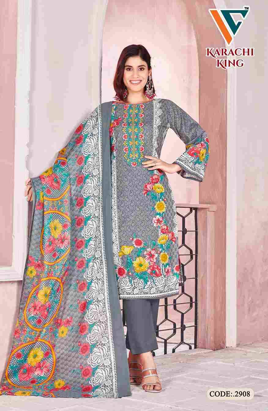 Karachi King Vol-29 By Vandana Creation 2901 To 2908 Series Beautiful Festive Suits Stylish Fancy Colorful Casual Wear & Ethnic Wear Cotton Print Dresses At Wholesale Price