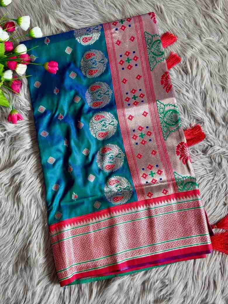 Vv-39 By Fashid Wholesale 01 To 10 Series Indian Traditional Wear Collection Beautiful Stylish Fancy Colorful Party Wear & Occasional Wear Paithani Silk Sarees At Wholesale Price