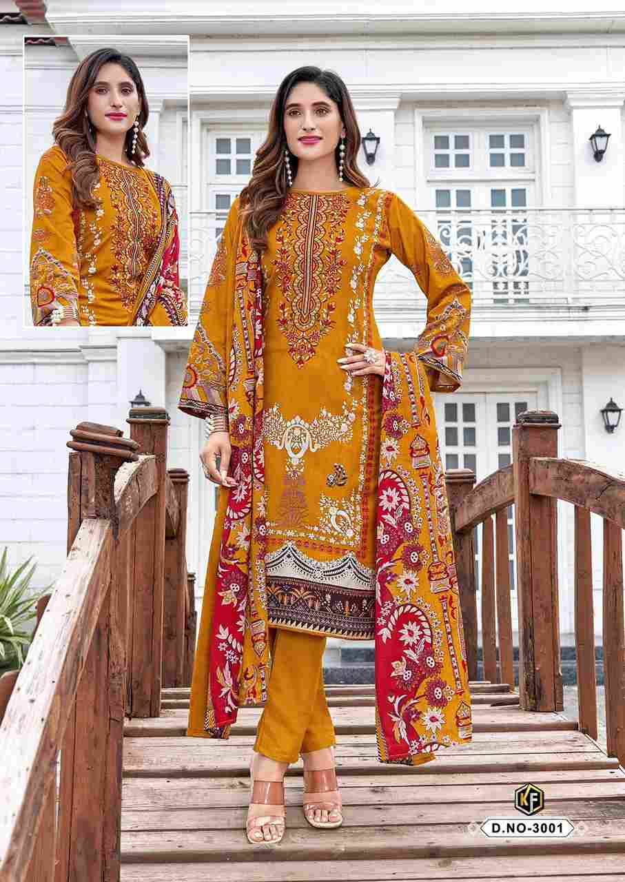 Jazmin Vol-3 By Keval Fab 3001 To 3006 Series Beautiful Festive Suits Stylish Fancy Colorful Casual Wear & Ethnic Wear Soft Cotton Dresses At Wholesale Price
