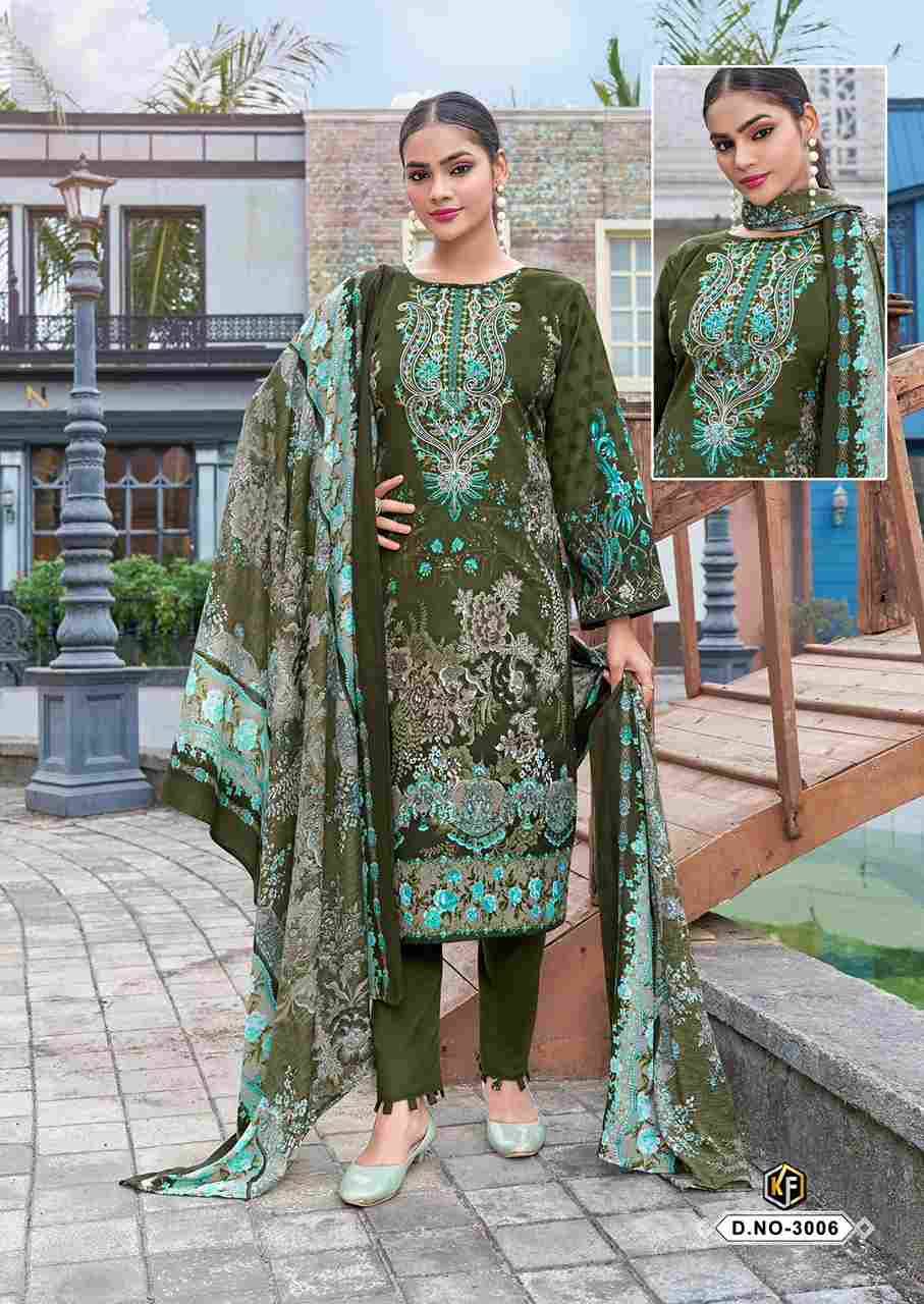 Jazmin Vol-3 By Keval Fab 3001 To 3006 Series Beautiful Festive Suits Stylish Fancy Colorful Casual Wear & Ethnic Wear Soft Cotton Dresses At Wholesale Price