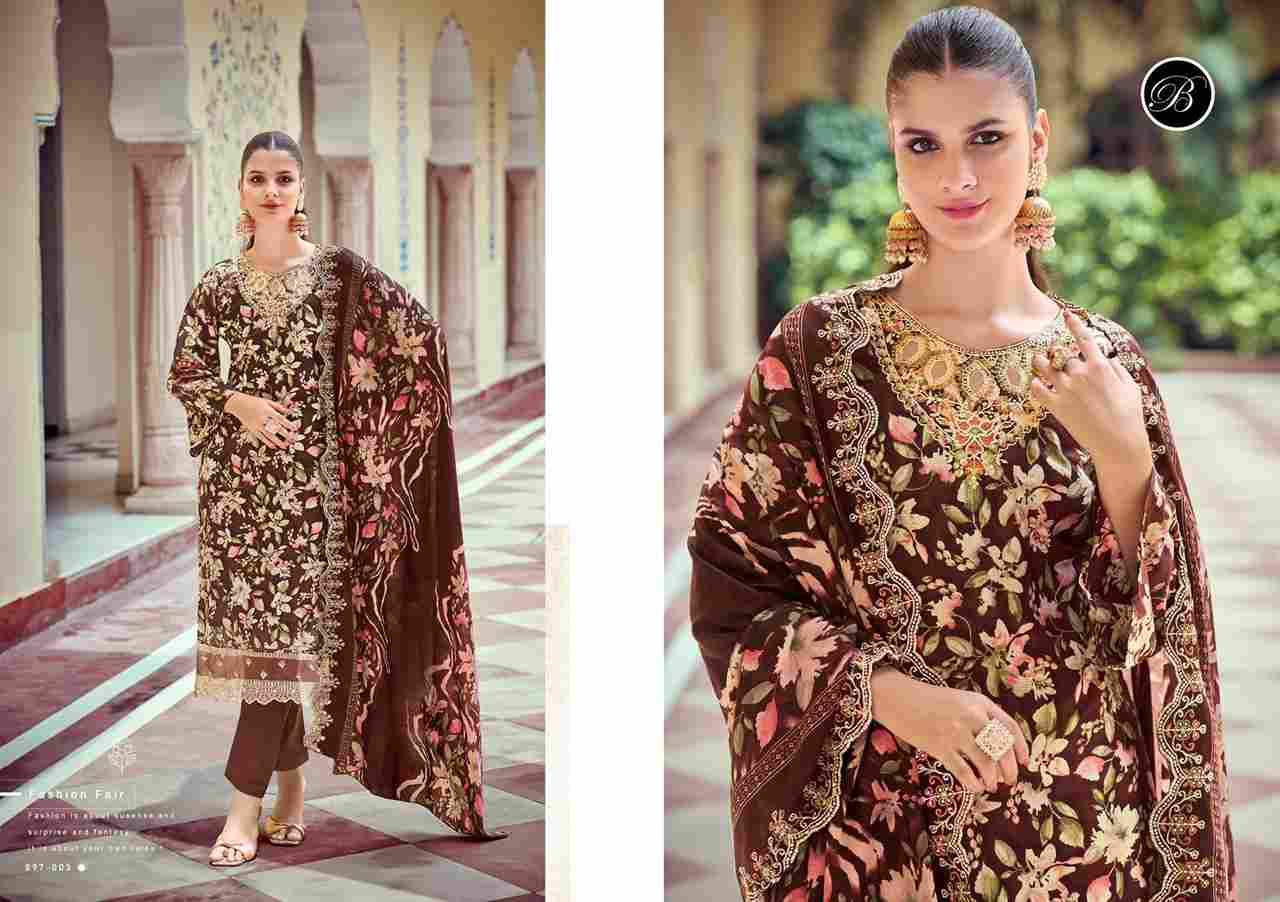 Aisha By Belliza 897-001 To 897-010 Series Beautiful Winter Collection Suits Stylish Fancy Colorful Casual Wear & Ethnic Wear Pure Cotton Digital Style Printed Dresses At Wholesale Price