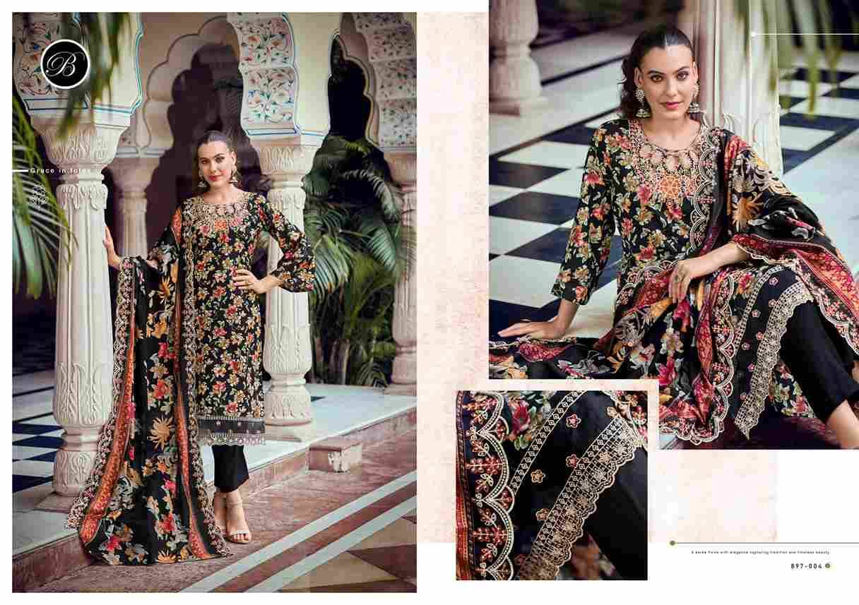Aisha By Belliza 897-001 To 897-010 Series Beautiful Winter Collection Suits Stylish Fancy Colorful Casual Wear & Ethnic Wear Pure Cotton Digital Style Printed Dresses At Wholesale Price