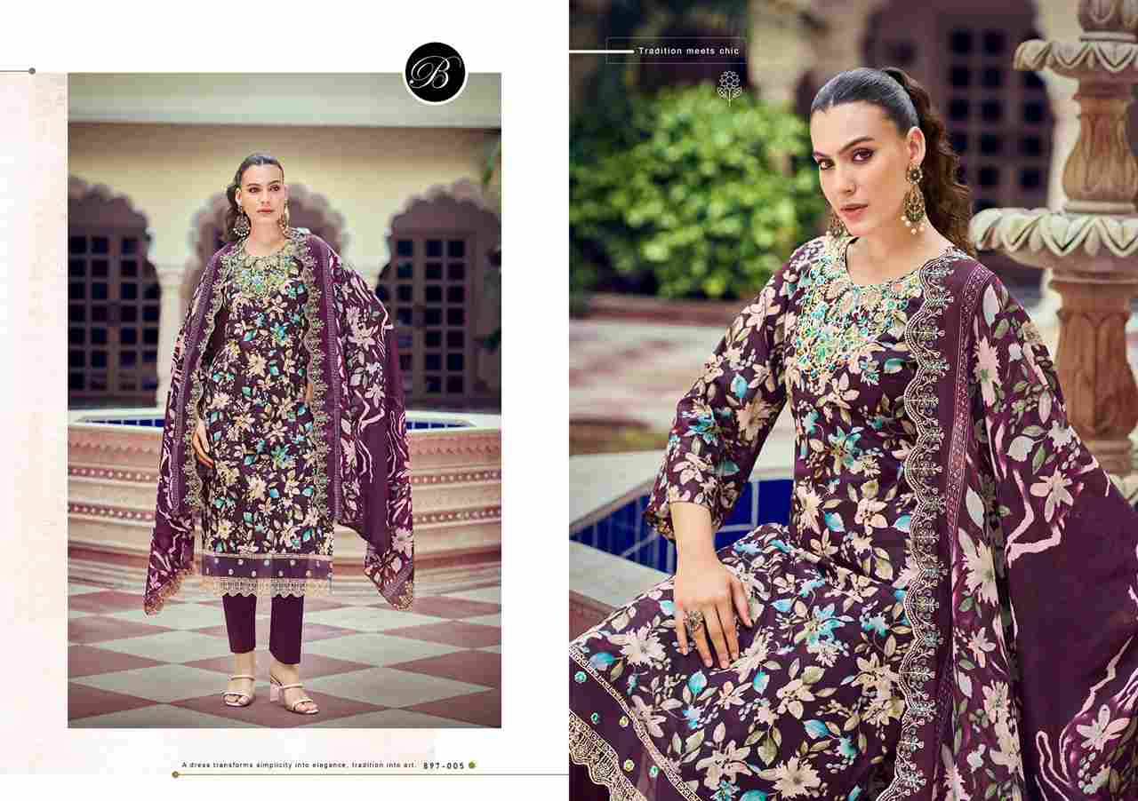 Aisha By Belliza 897-001 To 897-010 Series Beautiful Winter Collection Suits Stylish Fancy Colorful Casual Wear & Ethnic Wear Pure Cotton Digital Style Printed Dresses At Wholesale Price