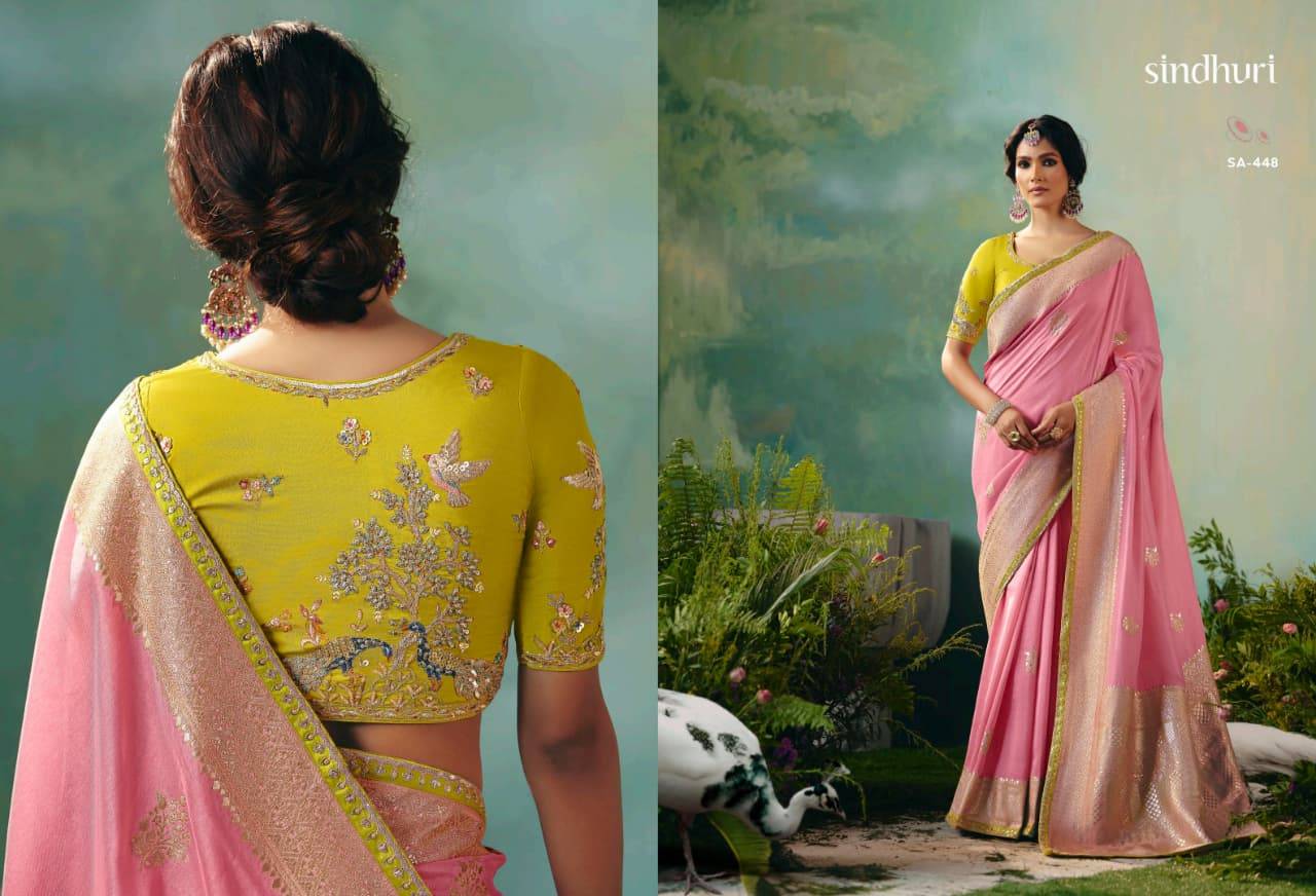 Bahurani By Kimora 441 To 451 Series Indian Traditional Wear Collection Beautiful Stylish Fancy Colorful Party Wear & Occasional Wear Pure Viscose Dola Silk Sarees At Wholesale Price