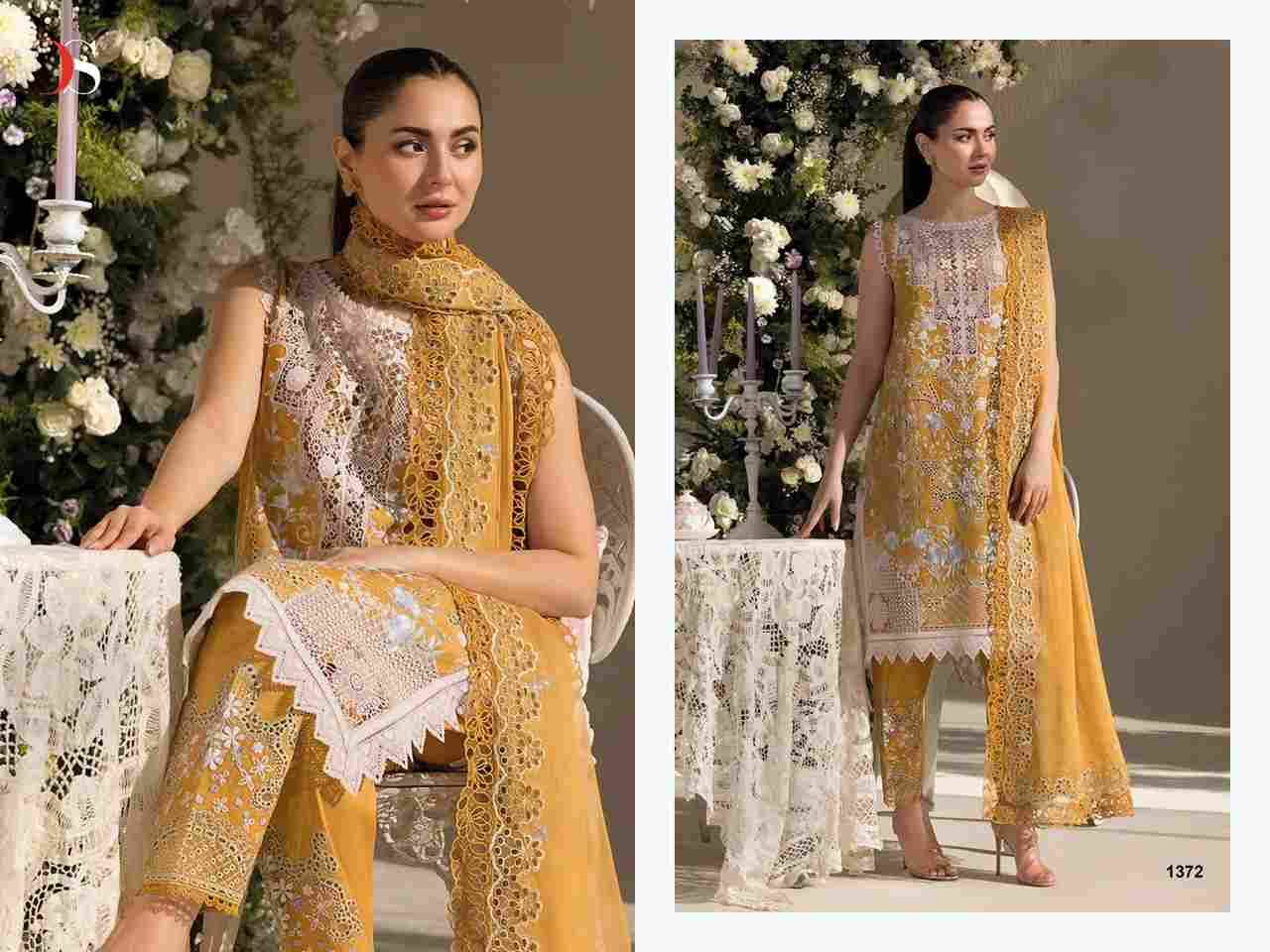 Sobia Nazir Luxury Lawn-25 By Deepsy Suits 1371 To 1376 Series Designer Pakistani Suits Beautiful Fancy Stylish Colorful Party Wear & Occasional Wear Pure Cotton Dresses At Wholesale Price