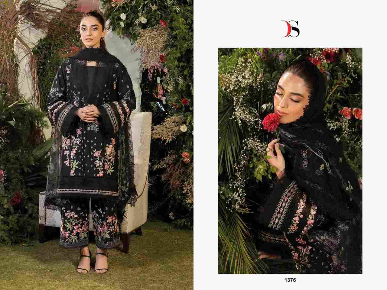 Sobia Nazir Luxury Lawn-25 By Deepsy Suits 1371 To 1376 Series Designer Pakistani Suits Beautiful Fancy Stylish Colorful Party Wear & Occasional Wear Pure Cotton Dresses At Wholesale Price