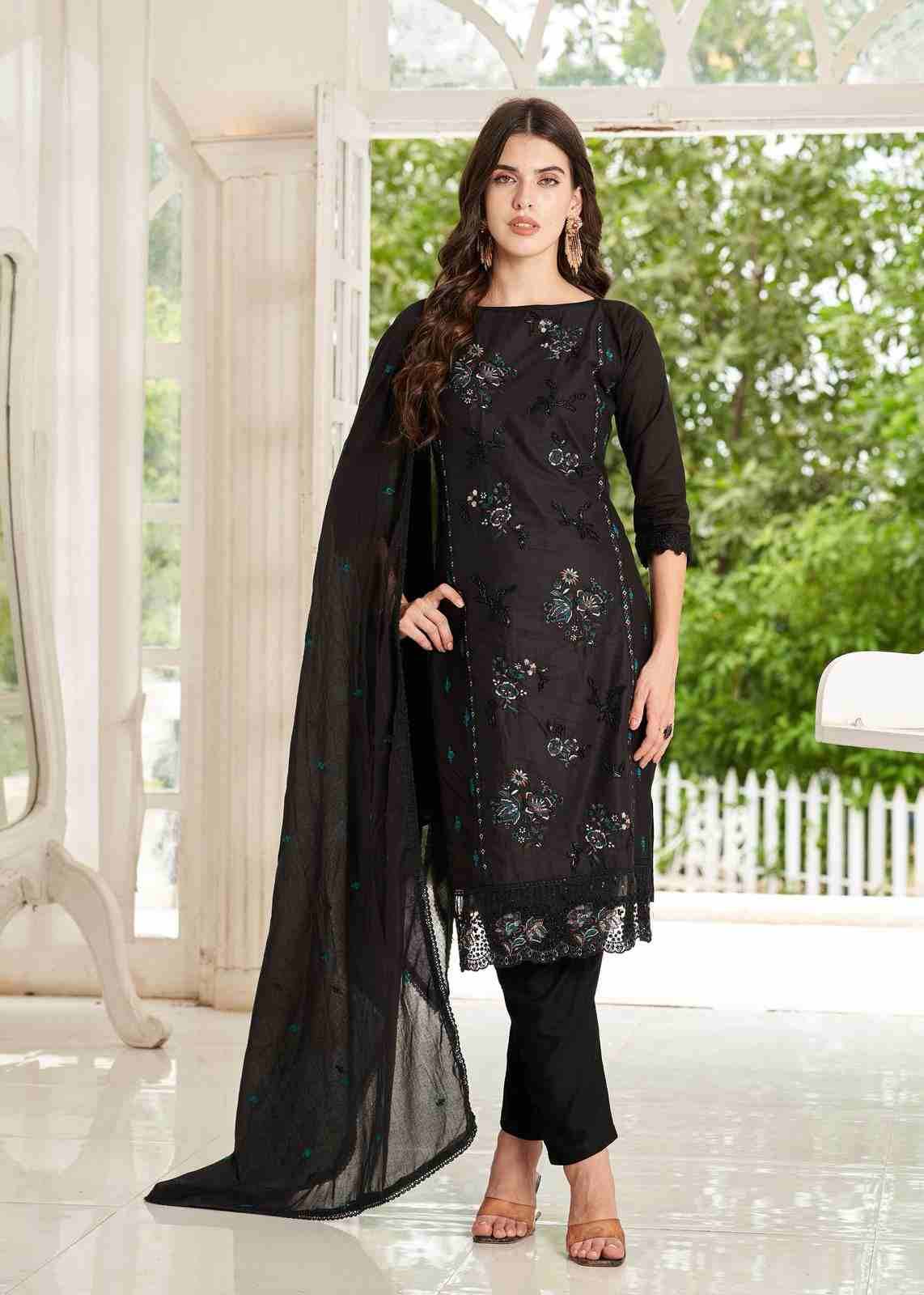 Zar-Dousi By Alok Suit 2817-18-01 To 2817-18-04 Series Beautiful Festive Suits Stylish Fancy Colorful Casual Wear & Ethnic Wear Pure Cambric Embroidered Dresses At Wholesale Price