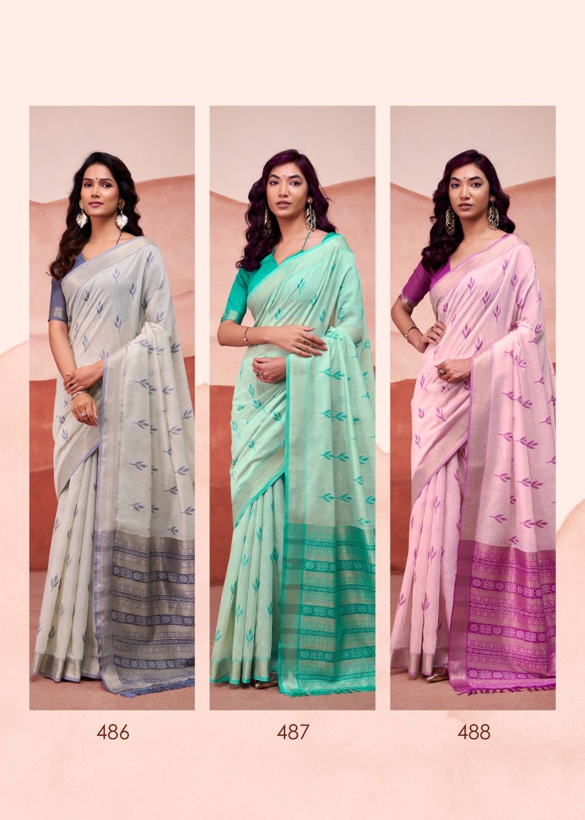 Mango Doli By Rajpath 486 To 491 Series Indian Traditional Wear Collection Beautiful Stylish Fancy Colorful Party Wear & Occasional Wear Modal Cotton Sarees At Wholesale Price