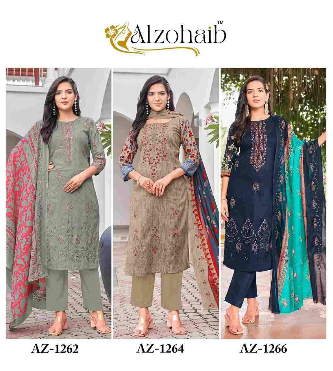 Mahima Nx By Alzohaib Beautiful Pakistani Suits Stylish Fancy Colorful Party Wear & Occasional Wear Pure Cotton Print Dresses At Wholesale Price