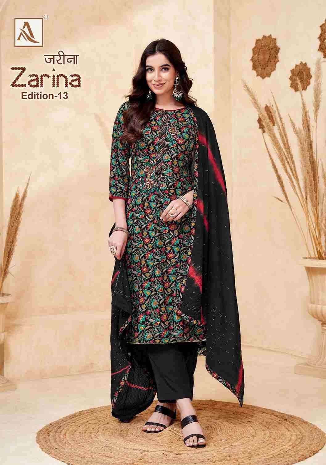 Zarina Vol-13 By Alok Suit 2082-903-01 To 2082-903-08 Series Beautiful Festive Suits Colorful Stylish Fancy Casual Wear & Ethnic Wear Pure Viscose Rayon Dresses At Wholesale Price