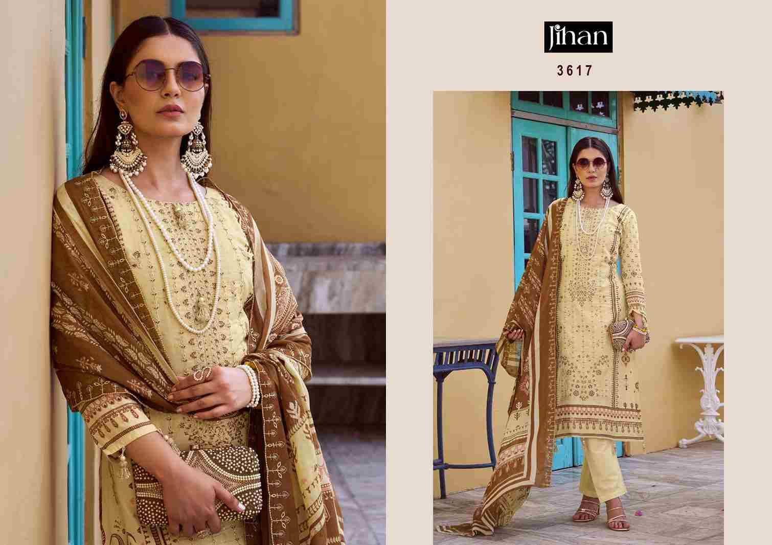 Bin Saeed Vol-17 By Jihan Beautiful Festive Suits Stylish Fancy Colorful Casual Wear & Ethnic Wear Pure Lawn Print Dresses At Wholesale Price