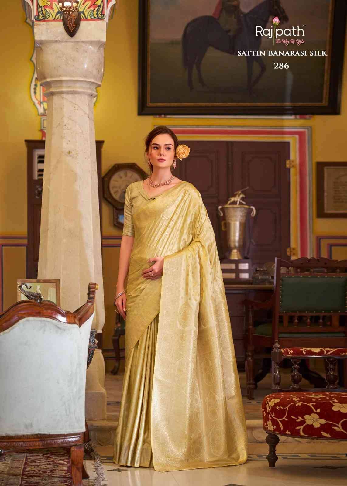 Shella Diamond By Rajpath 285 To 290 Series Indian Traditional Wear Collection Beautiful Stylish Fancy Colorful Party Wear & Occasional Wear Satin Banarasi Silk Sarees At Wholesale Price