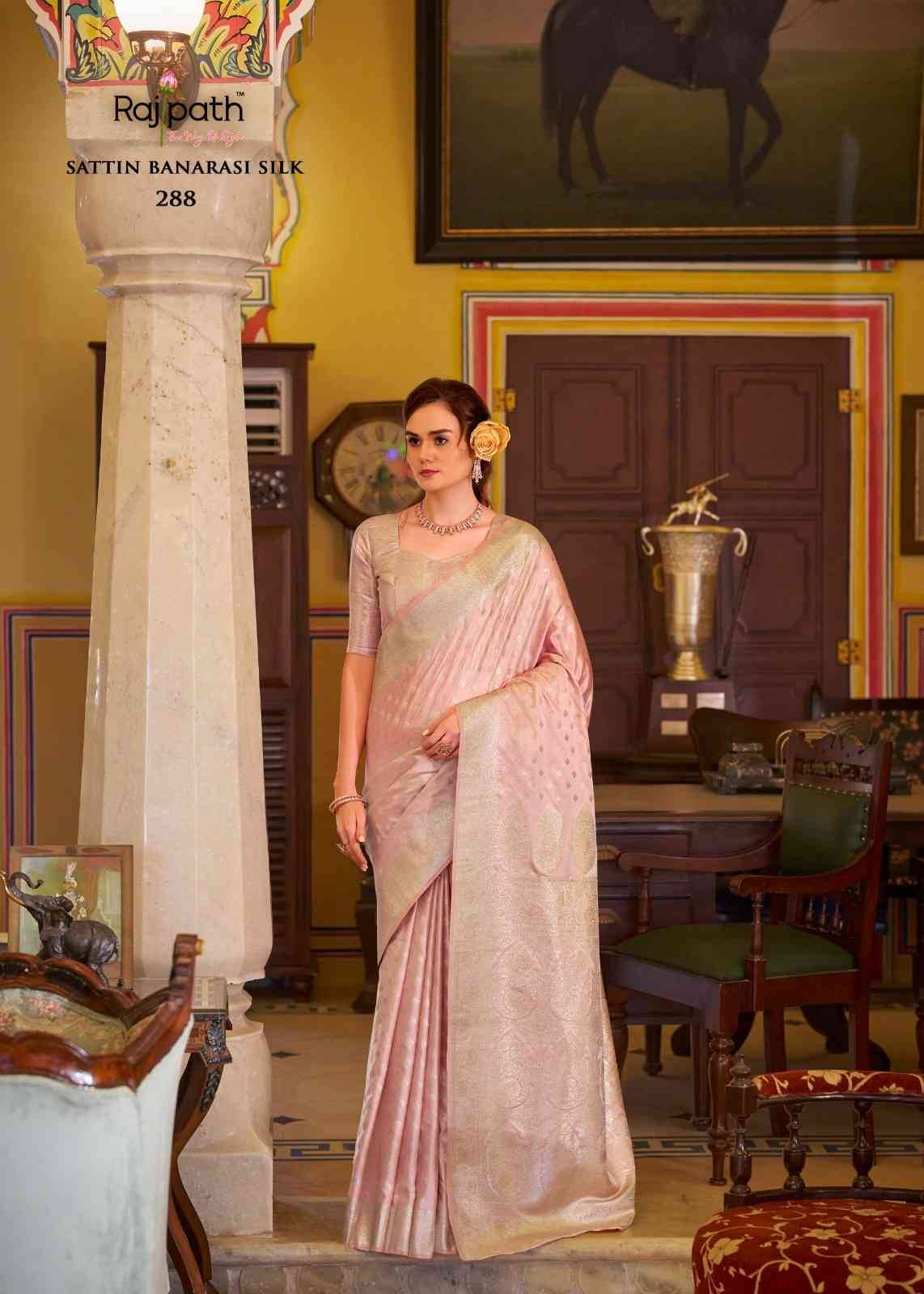 Shella Diamond By Rajpath 285 To 290 Series Indian Traditional Wear Collection Beautiful Stylish Fancy Colorful Party Wear & Occasional Wear Satin Banarasi Silk Sarees At Wholesale Price