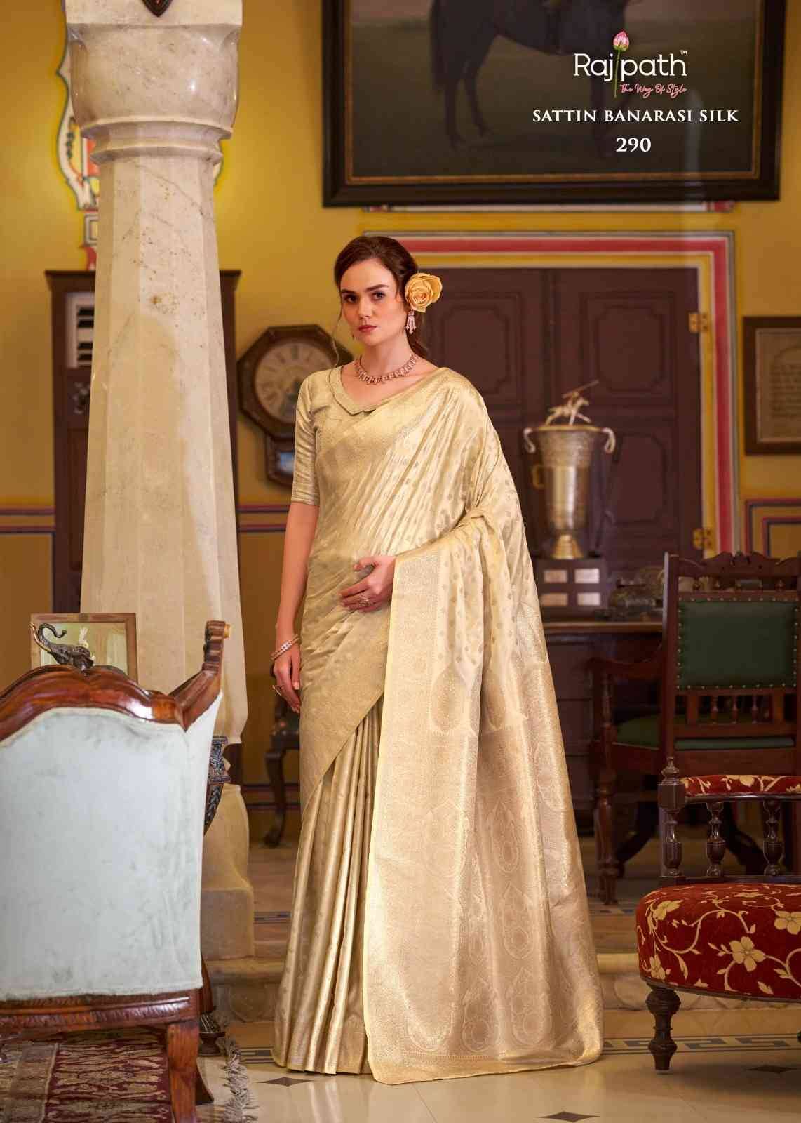 Shella Diamond By Rajpath 285 To 290 Series Indian Traditional Wear Collection Beautiful Stylish Fancy Colorful Party Wear & Occasional Wear Satin Banarasi Silk Sarees At Wholesale Price