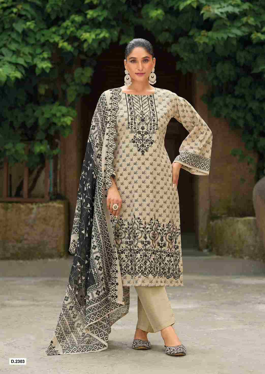 Bin Saeed Lawn Collection Vol-23 By Shree Fabs 2301 To 2306 Series Beautiful Pakistani Suits Colorful Stylish Fancy Casual Wear & Ethnic Wear Pure Lawn Cotton With Embroidered Dresses At Wholesale Price