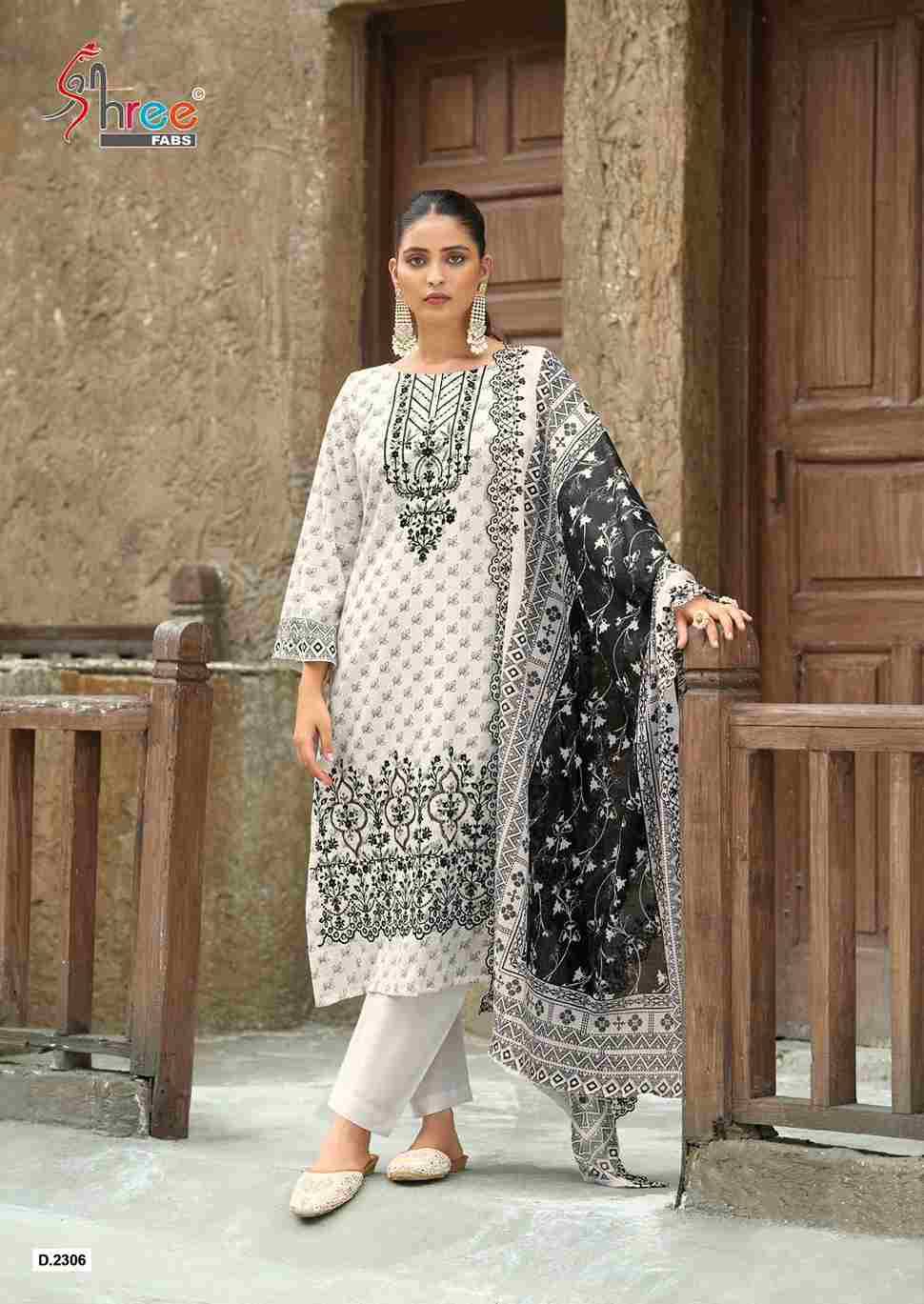 Bin Saeed Lawn Collection Vol-23 By Shree Fabs 2301 To 2306 Series Beautiful Pakistani Suits Colorful Stylish Fancy Casual Wear & Ethnic Wear Pure Lawn Cotton With Embroidered Dresses At Wholesale Price