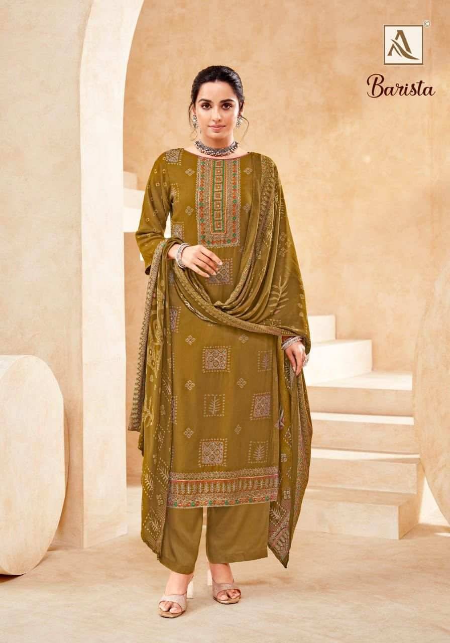 Barista By Alok Suit 2083-904-01 To 2083-904-06 Series Beautiful Festive Suits Stylish Fancy Colorful Casual Wear & Ethnic Wear Pure Viscose Pashmina Dresses At Wholesale Price