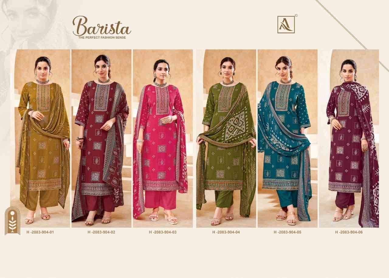Barista By Alok Suit 2083-904-01 To 2083-904-06 Series Beautiful Festive Suits Stylish Fancy Colorful Casual Wear & Ethnic Wear Pure Viscose Pashmina Dresses At Wholesale Price