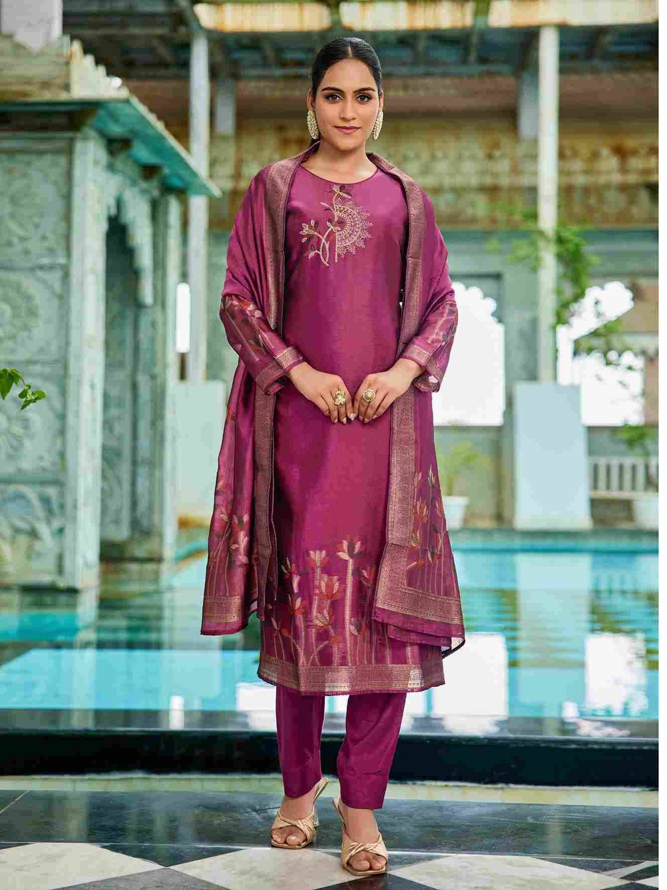 Aurelia By Ibiza 16050 To 16053 Series Beautiful Festive Suits Colorful Stylish Fancy Casual Wear & Ethnic Wear Pure Bangalori Silk Jacquard Dresses At Wholesale Price