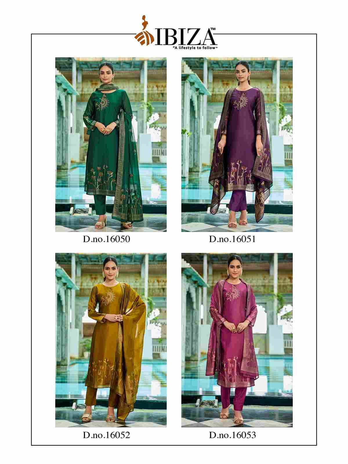Aurelia By Ibiza 16050 To 16053 Series Beautiful Festive Suits Colorful Stylish Fancy Casual Wear & Ethnic Wear Pure Bangalori Silk Jacquard Dresses At Wholesale Price