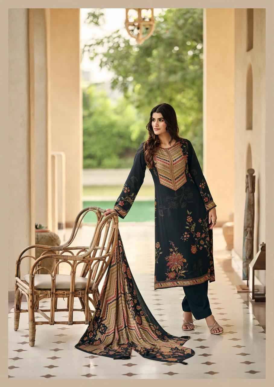 Elisha By Sadhana Fashion 11554 To 11559 Series Designer Festive Suits Beautiful Fancy Stylish Colorful Party Wear & Occasional Wear Pure Viscose Pashmina Print Dresses At Wholesale Price