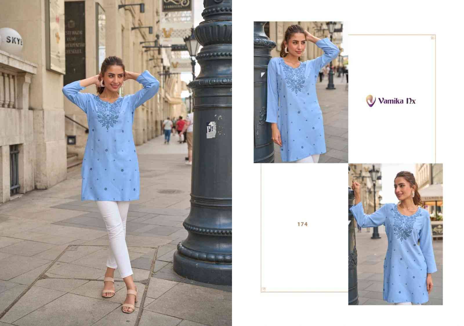 Cherry By Vamika 171 To 176 Series Designer Stylish Fancy Colorful Beautiful Party Wear & Ethnic Wear Collection Viscose Rayon Print Kurtis At Wholesale Price