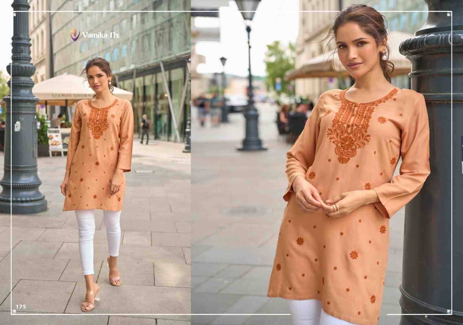 Cherry By Vamika 171 To 176 Series Designer Stylish Fancy Colorful Beautiful Party Wear & Ethnic Wear Collection Viscose Rayon Print Kurtis At Wholesale Price