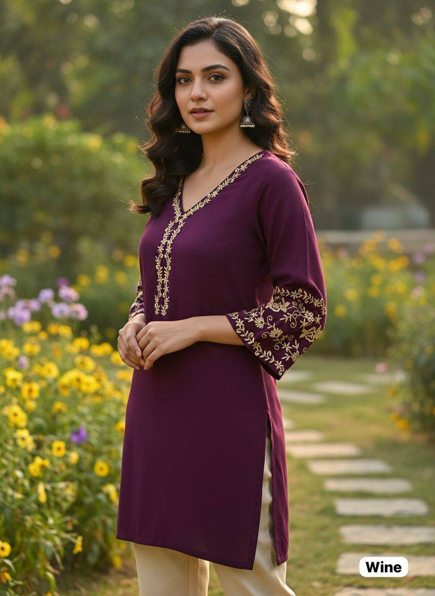 Adaa Vol-5 By Kaamiri 01 To 06 Series Designer Stylish Fancy Colorful Beautiful Party Wear & Ethnic Wear Collection Heavy Rayon Kurtis At Wholesale Price