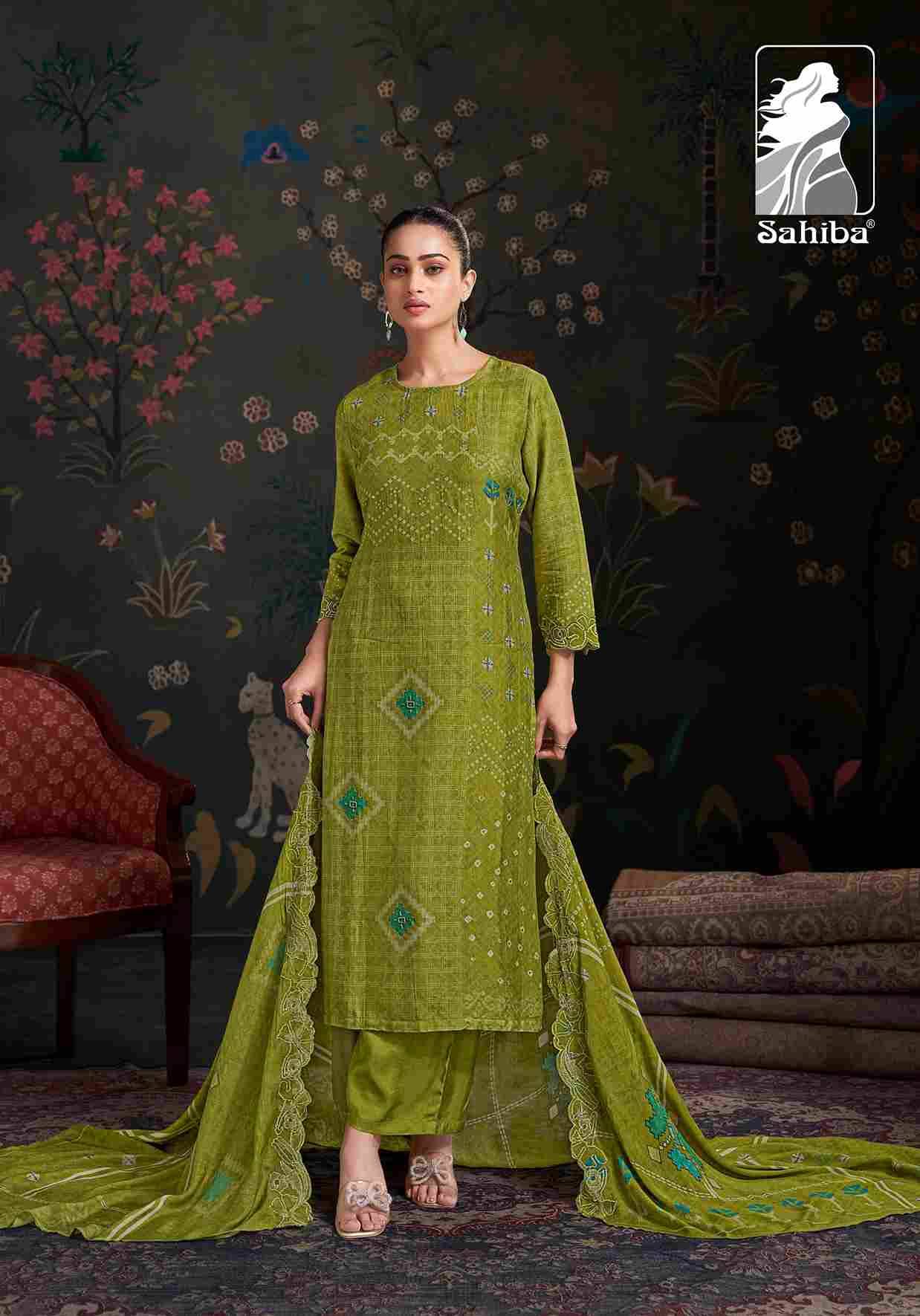 Raahil By Sahiba Fabrics Beautiful Festive Suits Colorful Stylish Fancy Casual Wear & Ethnic Wear Simmer Silk Print Dresses At Wholesale Price