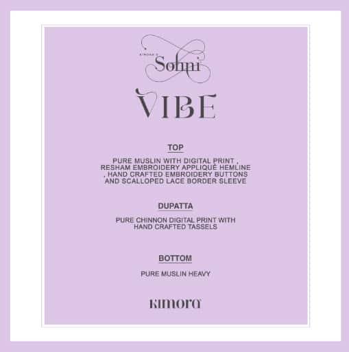 Vibe By Sohni 471 To 474 Series Beautiful Suits Colorful Stylish Fancy Casual Wear & Ethnic Wear Pure Muslin Dresses At Wholesale Price