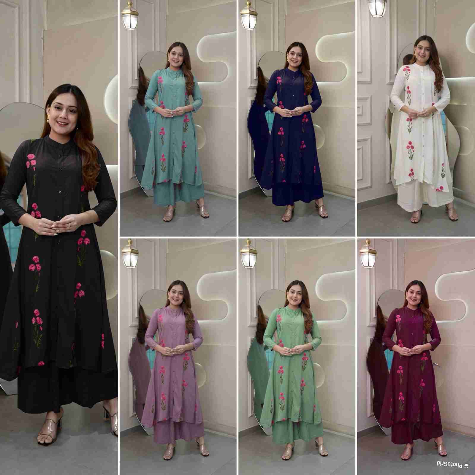 The Stylo By Kaamiri 01 To 07 Series Designer Collection Beautiful Stylish Fancy Colorful Party Wear & Occasional Wear Heavy Rayon Kurtis At Wholesale Price