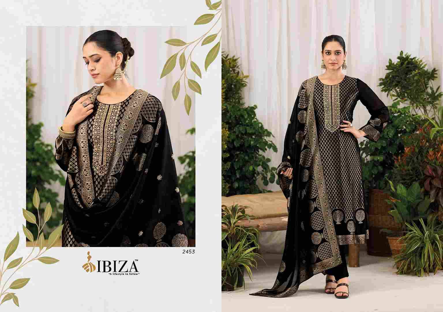 Sakhi Vol-15 By Ibiza 2451 To 2454 Series Designer Festive Suits Beautiful Fancy Stylish Colorful Party Wear & Occasional Wear Pure Silk Jacquard Dresses At Wholesale Price