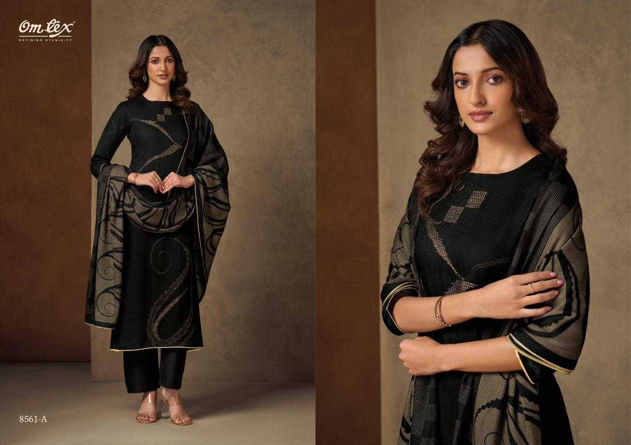 Ishira By Om Tex 8561-A To 8561-D Series Beautiful Festive Suits Colorful Stylish Fancy Casual Wear & Ethnic Wear Fancy Dresses At Wholesale Price