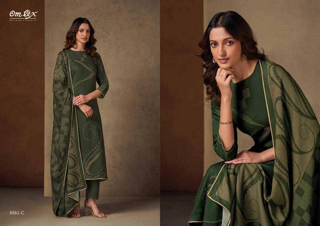 Ishira By Om Tex 8561-A To 8561-D Series Beautiful Festive Suits Colorful Stylish Fancy Casual Wear & Ethnic Wear Fancy Dresses At Wholesale Price