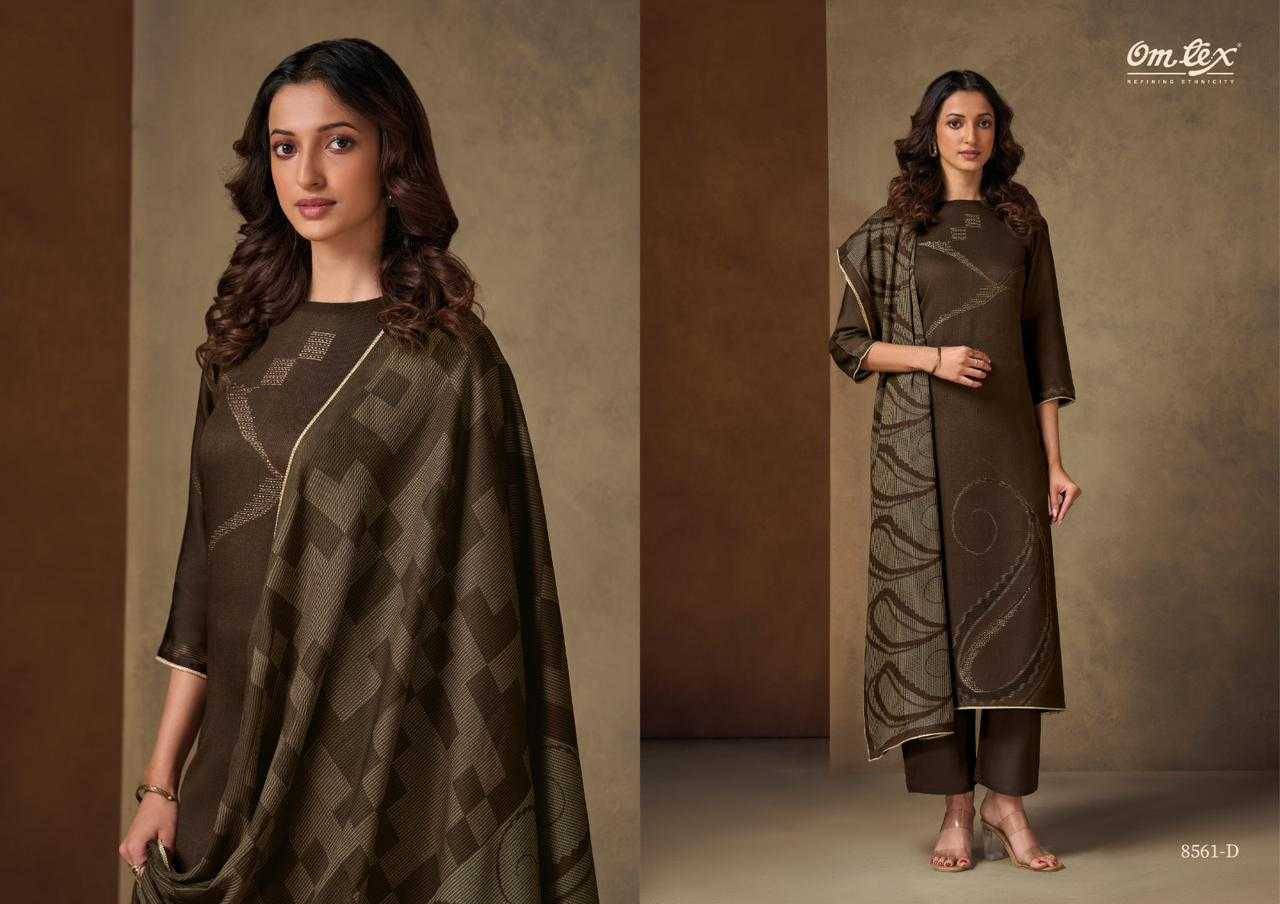 Ishira By Om Tex 8561-A To 8561-D Series Beautiful Festive Suits Colorful Stylish Fancy Casual Wear & Ethnic Wear Fancy Dresses At Wholesale Price